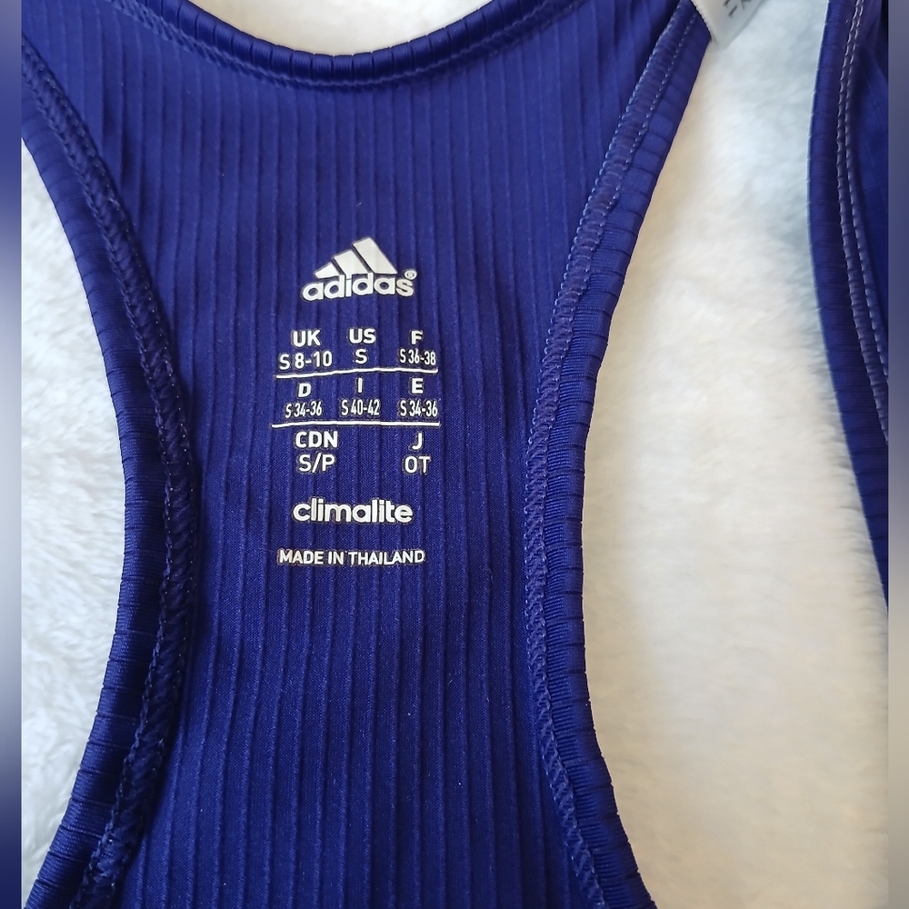 Adidas Women's‎ Blue Tank Top - Picture 3 of 7